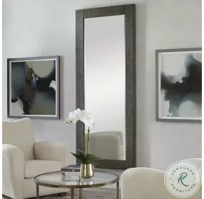 Rafaelio Rustic Woodtone and Gray Wash Mirror