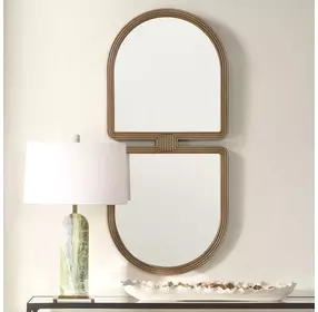 Carlisle Light Natural Oval Wall Mirror