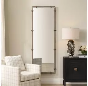 Kingsley Dark Bronze Rectangular Wall Mirror