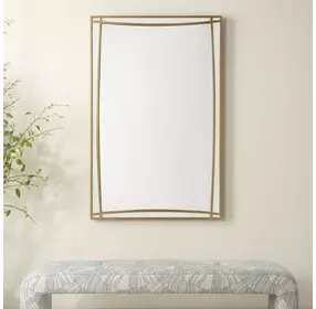 Riverton Antique Gold Rectangular Wall Mirror