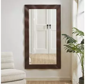 Fairmont Dark Walnut Rectangular Wall Mirror
