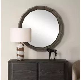 Arlington Bronze Round Wall Mirror