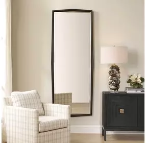 On Point Dark Bronze Rectangular Tall Wall Mirror
