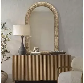 Riverton Brown Arched Wall Mirror