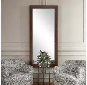 Durant Antique Dark Bronze Rectangular Tall Wall Mirror