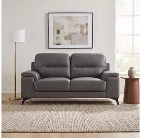 Mischa Dark Gray 67" Loveseat