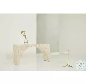 Zen Haven Carrara Marble Accent Table