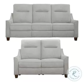 Delaney Pisces Muslin Cordless Power Reclining Sofa