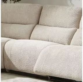 Modesto Buttercream Armless Chair