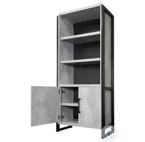 Mason Gray Lower Door Bookcase