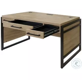 Mason Light Brown Writing Home Office Set