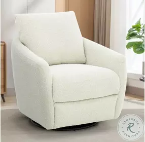 Morrow Stella Pearl Swivel Power Recliner with Power Footrest