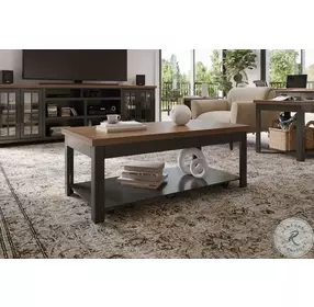 Essex Black And Whiskey Coffee Table