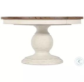 Newport Honey And Daisy Round Extendable Dining Room Set