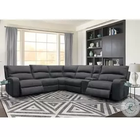 Polaris Slate Performance Fabric Sectional