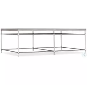 Bellmont Black And Brushed Pewter Metal Rectangular Occasional Table Set