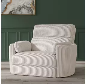Radius Xl Mega Ivory Power Glider Recliner