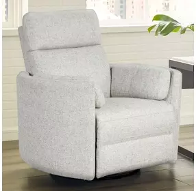 Radius Natural Beauty Quartz Swivel Glider Power Recliner