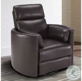 Radius Florence Brown Cordless Swivel Glider Power Recliner