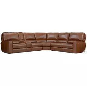 Rockford Verona Saddle Leather Sectional