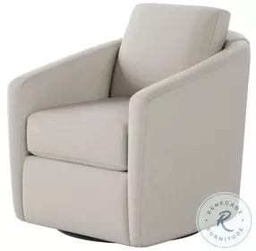 Daisey Maximus Eggshell Swivel Glider