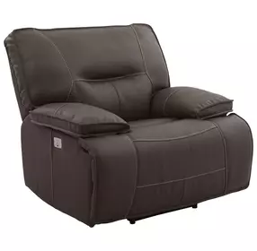 Spartacus Chocolate Power Recliner with Power Headrest