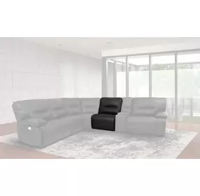 Spartacus Black Armless Chair
