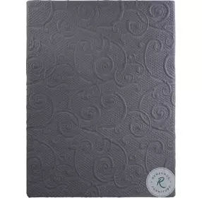 Bedding Gray 8" Twin Gel Hybrid Mattress
