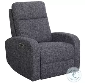 Mystery Natural Beauty Denim Power Swivel Glider Recliner