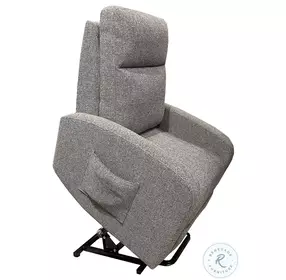 Mystery Natural Beauty Grey Power Lift Recliner
