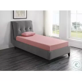 Bedding Pink 7" Twin Mattress Set