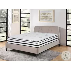 Bedding White 12" California King Hybrid Mattress