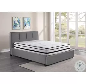 Bedding White 12" Queen Hybrid Mattress