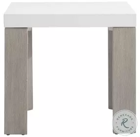 Lorenzo Vintage Cream And Flint Side Table
