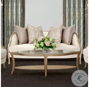 Malibu Crest Cloud White Loveseat