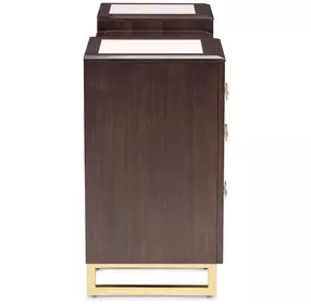 Belmont Place Espresso Vanity Desk