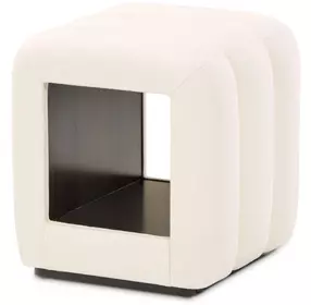 Belmont Place Cream Upholstered 19" Vanity Bench