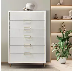 Palm Gate Cloud White 6 Drawer Chest