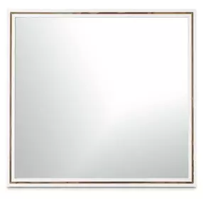 Palm Gate Cloud White Rectangle Wall Mirror