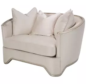 London Place Champagne Chair and A Half with Pillow
