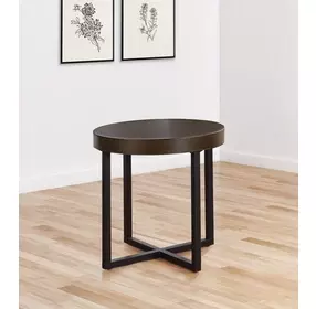 Yukon Brown Round End Table