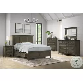 San Mateo Gray 11 Drawer Gentlemans Chest