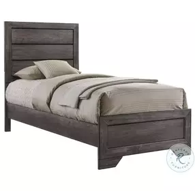 Grayson Gray Oak Youth Panel Bedroom Set