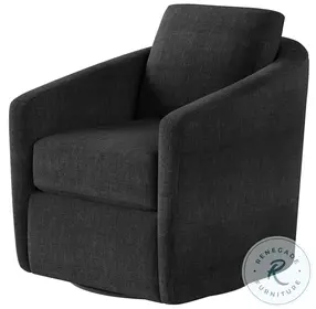 Daisey Bahari Charcoal Swivel Glider