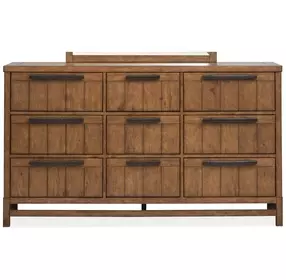 Conway Honey Wheat 9 Drawer Dresser
