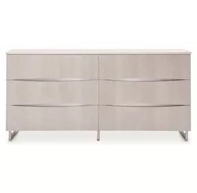 Marin Greige 6 Drawer Dresser