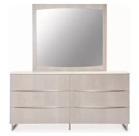 Marin Greige Dresser with Mirror