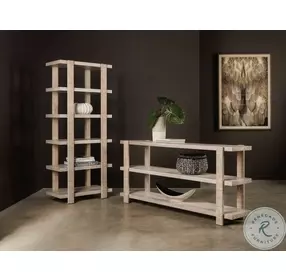 Commerce And Market Light Natural Wood 72" Console Table