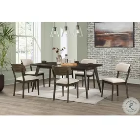 Rex Walnut 72" Rectangular Dining Table