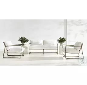 Millim White Outdoor Accent Table